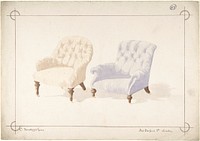 Designs for Two Chairs by Charles Hindley and Sons