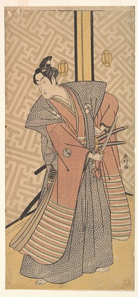 The Third Segawa Kikunojo in the Role of Oboshi Rikiya
