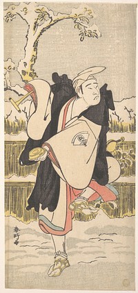 Onoe Matsusuke as a Kannen-Butsu or Mendicant Buddhist Monk