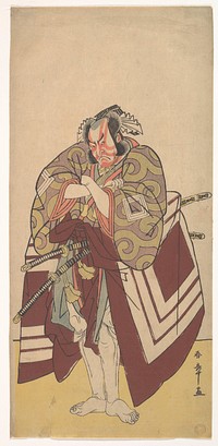 Kabuki Actor Ichikawa Danjūrō V in a Shibaraku (Stop Right There!) Role