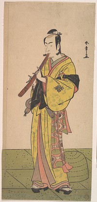 Ichikawa Bennosuke as a Man in Komuso Attire