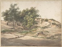 A Wooded Landscape Near Beekhuizen by Andreas Schelfhout (Dutch, The Hague 1787&ndash;1870 The Hague)