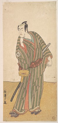 The Fourth Matsumoto Koshiro as an Otokodate Standing