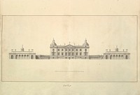 The West Front of Houghton Hall, Norfolk, Elevation