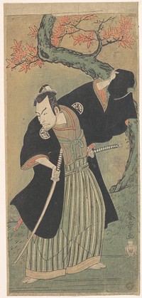 The Third Matsumoto Koshiro as a Samurai Standing by Katsukawa Shunshō