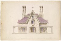 House for William J. Rotch, New Bedford, Massachusetts (front elevation)