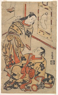 Kabuki Actors Nakamura Gentaro and Ikushima Shingoro