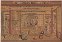 An Interior View in the Yoshiwara