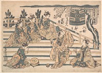 The Curfew at Dōjōji by Torii Kiyomitsu