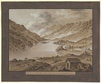 View of Oberalp Lake by Franz Xaver Triner