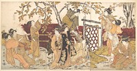 Picking Persimmons (Kaki-mogi) by Utamaro Kitagawa (1754–1806)