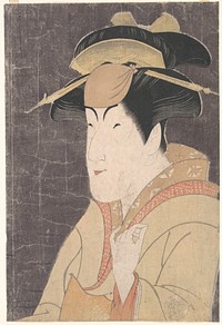 Nakayama Tomisaburō as Miyagino in the Play "Katakiuchi Noriyaibanashi"