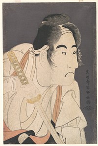 Bandō Mitsugorō II as Ishii Genzō in the Play "Hana-ayame Bunroku Soga" by Tōshūsai Sharaku