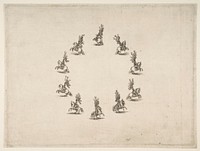 Ten Cavaliers Forming a Circle