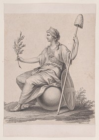 Britannia by Francesco Bartolozzi (after Giovanni Battista Cipriani)