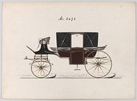 Design for Landau, No. 3492, Manufacturer : Brewster & Co.