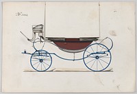 Design for Landau, No. 3052, Manufacturer : Brewster & Co.