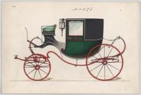 Design for Chariot D'Orsay no. 4075