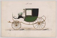 Design for Brougham, no. 3388, Manufacturer : Brewster & Co.