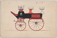 Design for Roof Seat Break, no. 4147, Manufacturer : Brewster & Co.