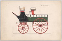 Design for Wagonette Break, no. 4213, Manufacturer : Brewster & Co.