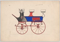 Design for Roof Seat Demi Break, no. 4216