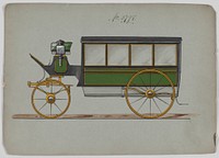 Design for Omnibus or Wagonette, no. 3798