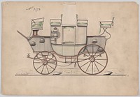 Design for Park Drag, no. 3373, Manufacturer : Brewster & Co.