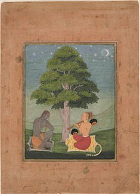 Kedar Ragini: Folio from a ragamala series (Garland of Musical Modes) by Ruknuddin