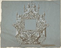 Ornamental design for liturgical object by Anonymous, 18th century