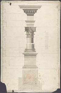 Design for a column in Roman order