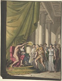 Allegory of Victory: Soldier Being Crowned by Laurels, Franz von Hauslab the Younger