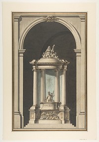 Design for a Pulpit by Louis Gustave Taraval