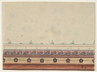Design for the decoration of a ceiling by Jules Edmond Charles Lachaise and Eugène Pierre Gourdet