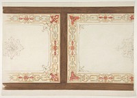 Designs for painted panels by Jules Edmond Charles Lachaise and Eugène Pierre Gourdet
