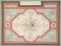 Design for the decoration of a ceiling