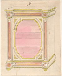 Cabinet Design, Anonymous, British, 19th century