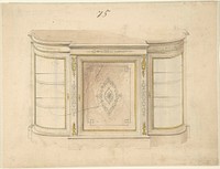 Cabinet Design, Anonymous, British, 19th century