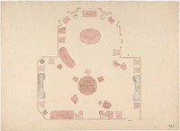 Plan of a Room, Anonymous, British, 19th century