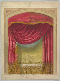 Design for a Stage Set by Eugène Cicéri