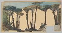 Design for a Stage Set by Eugène Cicéri