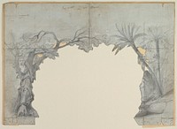 Design for a Stage Set by Eugène Cicéri