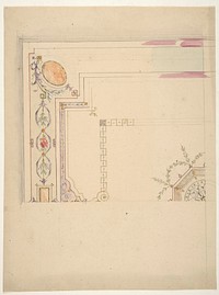 Design for a Ceiling by Jules Edmond Charles Lachaise and Eugène Pierre Gourdet