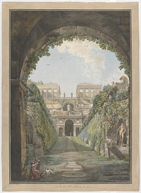 Villa Farnese by Giovanni Volpato and Abraham Louis Rodolphe Ducros