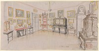 Design for a domestic interior by Anonymous, German