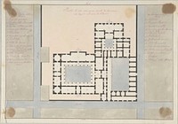 Plan of a Greek House, Anonymous, Italian, 19th century