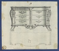 French Commode, from Chippendale Drawings, Vol. II