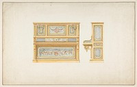 Design for a Piano, Anonymous, French, 19th century