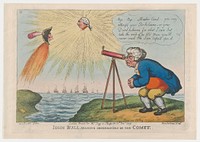 John Bull Making Observations on the Comet