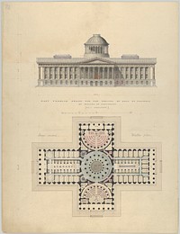 First Premium Design for the Capitol of Ohio at Columbus by Walter of Cincinnati